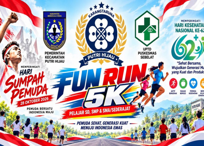 Hidup Sehat, Pelajar Bersiap Meriahkan Fun Run 5K Putri Hijau 2026