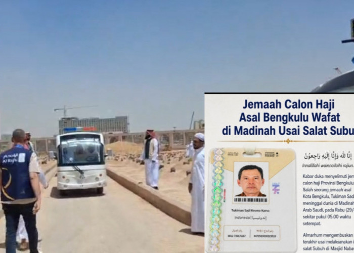 Kabar Haji 2026, Satu Jamaah Kloter 4 Padang Asal Kota Bengkulu Meninggal