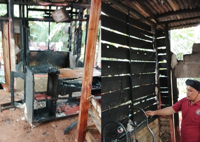 Rumah Warga Air Besi Nyaris Ludes Terbakar, Diduga Korsleting Listrik