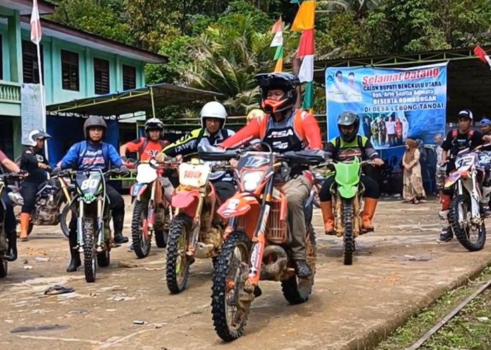 Gunakan Motor Trail, ASA Tinjau Daerah Terisolir Bengkulu Utara di Desa Lebong Tandai 