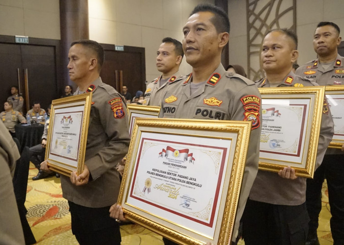 Polsek Padang Jaya Raih Penghargaan Polsek Terbaik dari Kompolnas