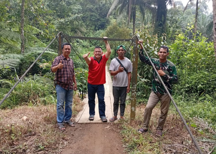 Jembatan Gantung Wisata Kemumu Masuk Program Perintis TNI