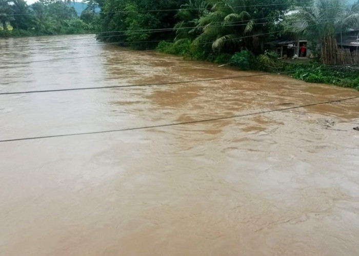 Lebong Terancam Banjir, Debit Sungai Ketahun Capai Level Waspada