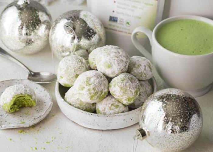 Resep Cashew Matcha Snowball Cookies, Kombinasi Renyah dan Lumer di Mulut