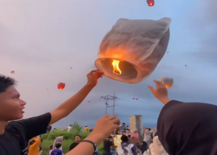 Seribu Lampion Diterbangkan, Harapan Menuju Bengkulu Utara Mahabbah