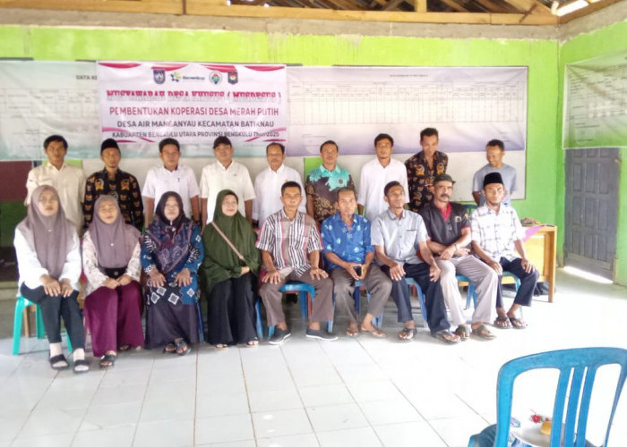 Pemdes Air Manganyau Gelar Musdessus Pembentukan Koperasi Merah Putih, Ini Harapan Kades