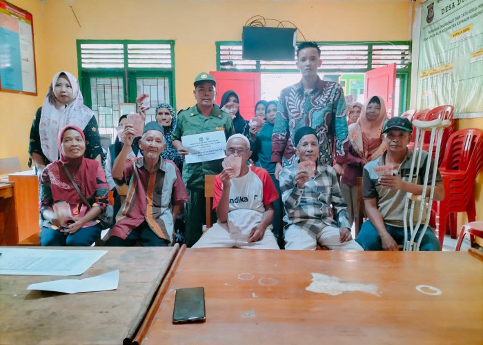 Geber Realisasi DD, Pemdes Dusun Raja Salurkan BLT-DD Jatah April-Juni  dan Realisasikan Bangunan Fisik