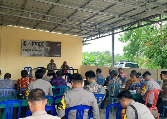 Coffee Morning Polsek, Perkuat Sinergi Desa Jaga Kamtibmas