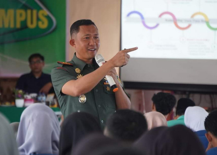 Ratusan Mahasiswa Unras Ikuti Kuliah Umum dari Dandim 0423/Bengkulu Utara 