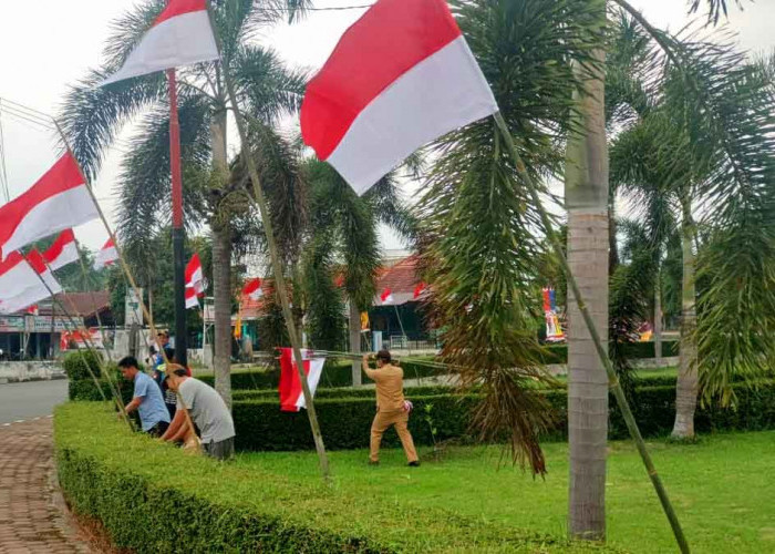 Seribu Bendera Warnai Kota Arga Makmur