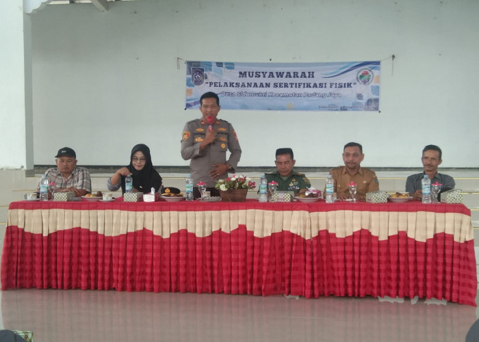 Pembangunan Rampung, Pemdes Sido Mukti Gelar Sertifikasi Realisasi DD TA 2024