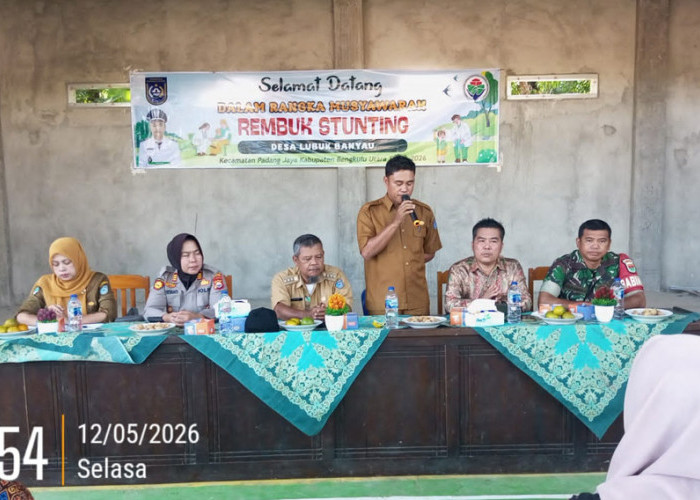 Rembuk Stunting, Kades: Peran Masyarakat Kunci Penanganan Stunting di Desa