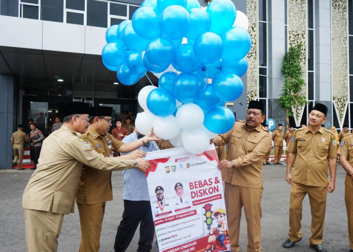 Momentum Halalbihalal, Gubernur Helmi Luncurkan Diskon 50 Persen PKB Non-BD