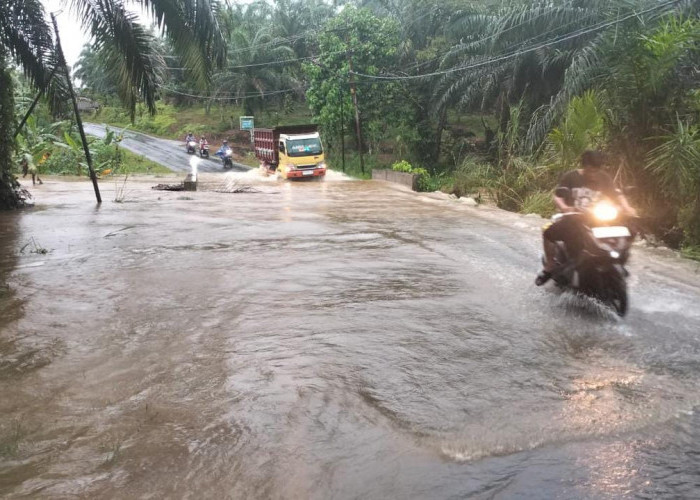 Diguyur Hujan Lebat, Akses Jalan Padang Jaya - Lebong Nyaris Lumpuh 