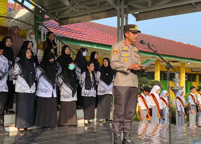 Jadi Irup di Sekolah, Kapolsek Padang Jaya Pesankan Ini dengan Pelajar 