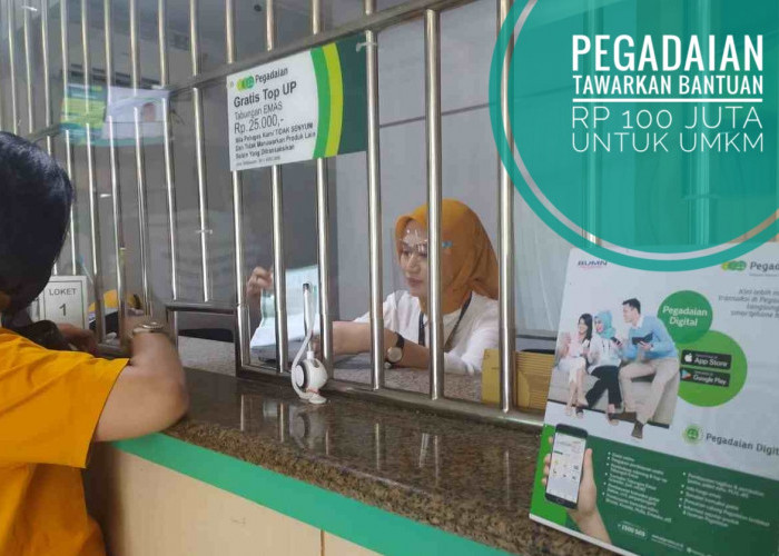 Tahun Ini, Pegadaian Akan Menawarkan Bantuan KUR Rp.100 Juta Untuk Pelaku UMKM, Syarat Gampang