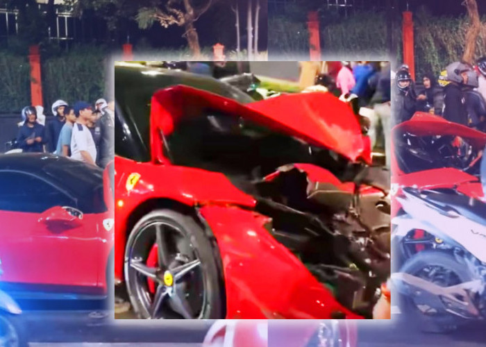 Pengemudi Mobil Ferrari 458 Merah Diduga Sedang Mabuk, Begini Penjelasan Polisi
