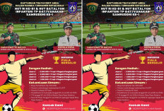 Turnamen Sepak Bola HUT RI ke-81 dan HUT Yonif TP 847/VY Berhadiah Puluhan Juta 