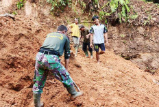 Kolaborasi TNI dan Warga, Jembatan Gantung di Desa Kualalangi Mulai Dibangun