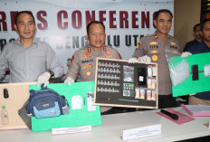 Ringkus 4 Tsk, Polres Bengkulu Utara Amankan 17 Gram Sabu Dari 4 TKP