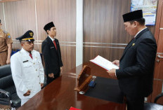 Wujudkan Bengkulu Utara Mahabbah, Sekda Lantik Camat Giri Mulya 