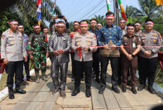 Percepatan Pembangunan di Daerah, Polri Resmikan Jembatan di Lembah Duri