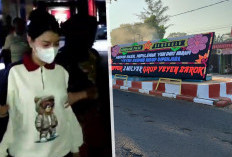 Dijemput Paksa, Hingga Ditetapkan Jadi Tsk, Korban Kirimkan Papan Bunga untuk Yeyen