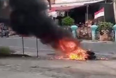 Usai Isi Bensin di SPBU, Motor Thunder Terbakar di D1 Giri Kencana