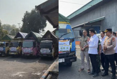 Bupati Lepas 4 Truk Bantuan Pangan untuk Napal Putih