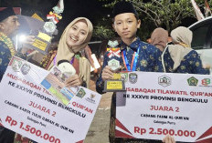 Prestasi Gemilang! Dua Santri Al-Um Asal Ulok Kupai Sabet Juara II MTQ Provinsi Bengkulu