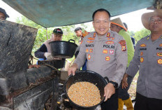 Panen Serentak, Polres Bengkulu Utara Produksi 5 Ton Jagung