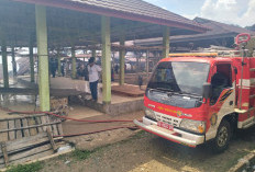 3 Unit Damkar Dikerahkan, Pasar Unit 5 Ludes Terbakar