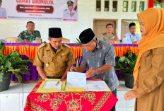 Gelar Pisah Sambut Camat Giri Mulya, Ini Harapan Asto Budi Darmanto