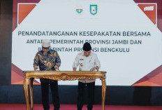 Dorong Percepatan Pembangunan, Gubernur Bengkulu dan Jambi Teken MoU