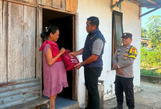 HUT ke-80 Bhayangkara, Baksos Ditreskrimsus Polda Bengkulu Sasar Warga Kurang Mampu