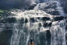 Rekomendasi Liburan Akhir Pekan, Air Terjun Tujuh Tingkat, Surga Tersembunyi di Kaur Bengkulu