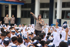 Polwan Bengkulu Utara Gaet Pelajar, Serukan Stop Geng Motor dan Bullying di HUT ke-78