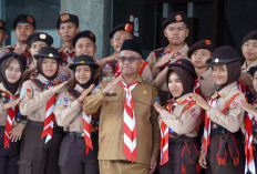Wabup Lepas Kontingen Pramuka Bengkulu Utara Menuju Jambore Nasional XII di Cibubur