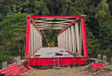 Jembatan Lubuk Selandak Segera Tuntas, Tinggal Pengencangan 4.000 Baut
