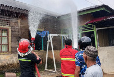 Konsleting Listrik, Damkar Gagalkan Kebakaran Rumah di Gunung Alam