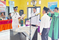 Pelantikan Kepala Dusun di Suka Makmur, Kades Ingatkan Soal Tupoksi