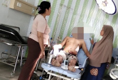 Luka Tusuk, Padagang Sayur Pasar D1 Dilarikan ke RSUD Lagita
