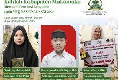 Tiga Kafilah Mukomuko Wakili Bengkulu Ikuti MTQ Nasional XXXI di Semarang