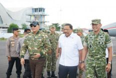 Dampingi Menhan RI, Wagub Mi'an Nyatakan Dukungan Bangun Lahan Batalyon dan Lanud