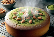 Campuran Matcha dan Almond, Akan Jadi Kue Lezat nan Menggugah Selera
