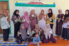 Bersama PKK Desa, Kucurkan Bantuan Suplemen Makanan Tambahan Bumil