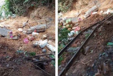 Longsor Hantam Jalur Molek Lebong Tandai, Gerbong Terjun ke Jurang